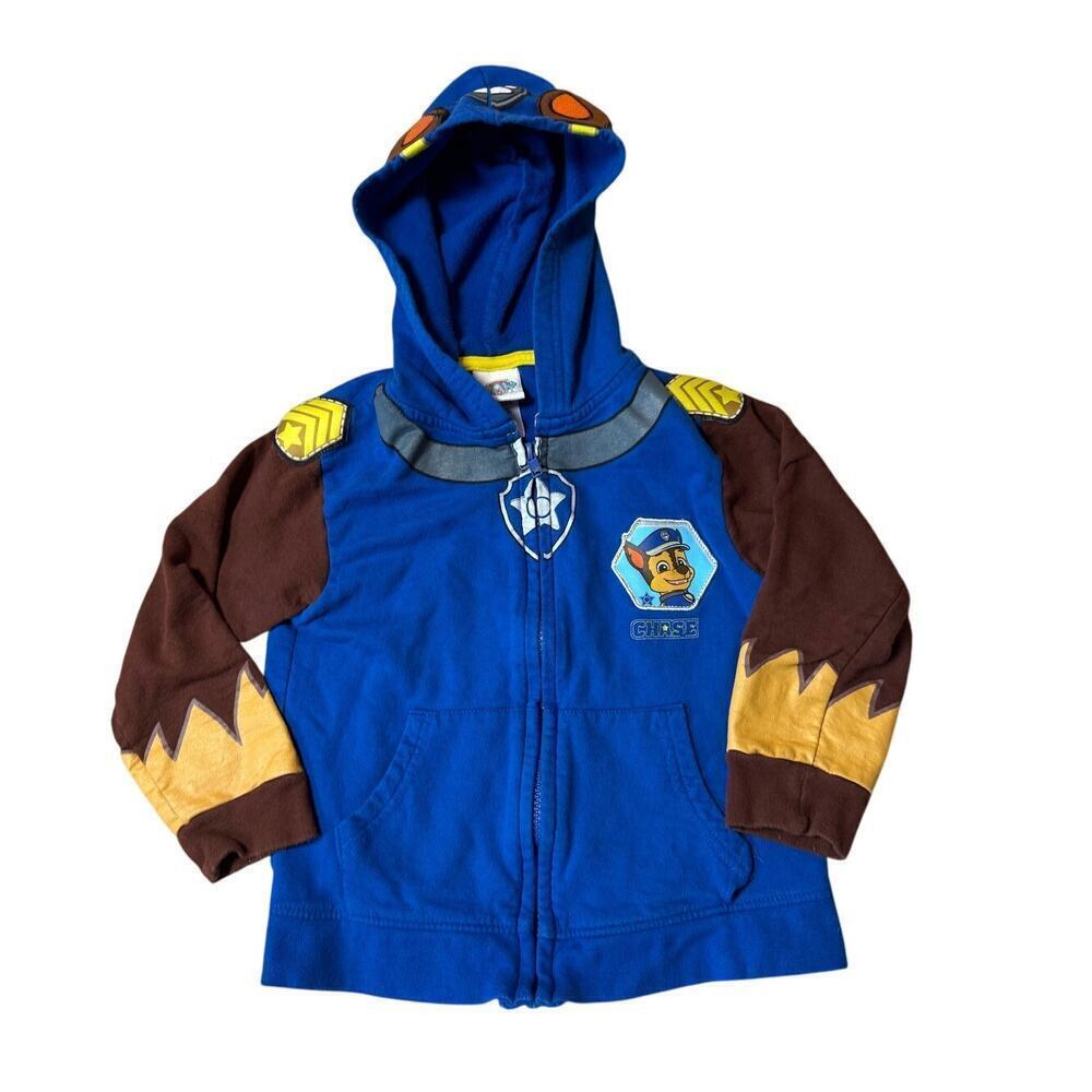 PAW PATROL CHASE Boys Hoodie/Sweatshirt, size 4T; Blue, Halloween Dress up